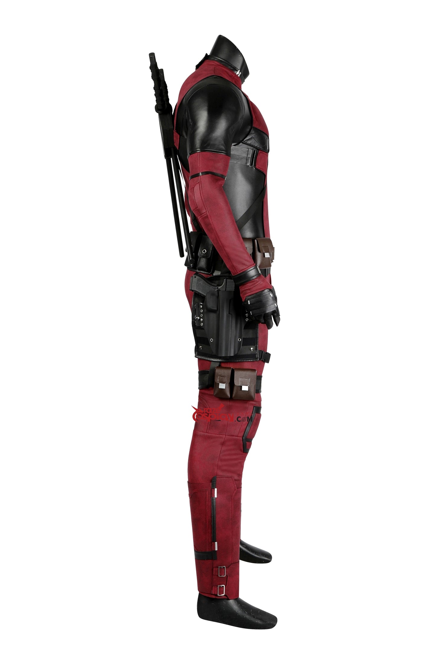 Wade Wilson Suede Outfit Cosplay Costume