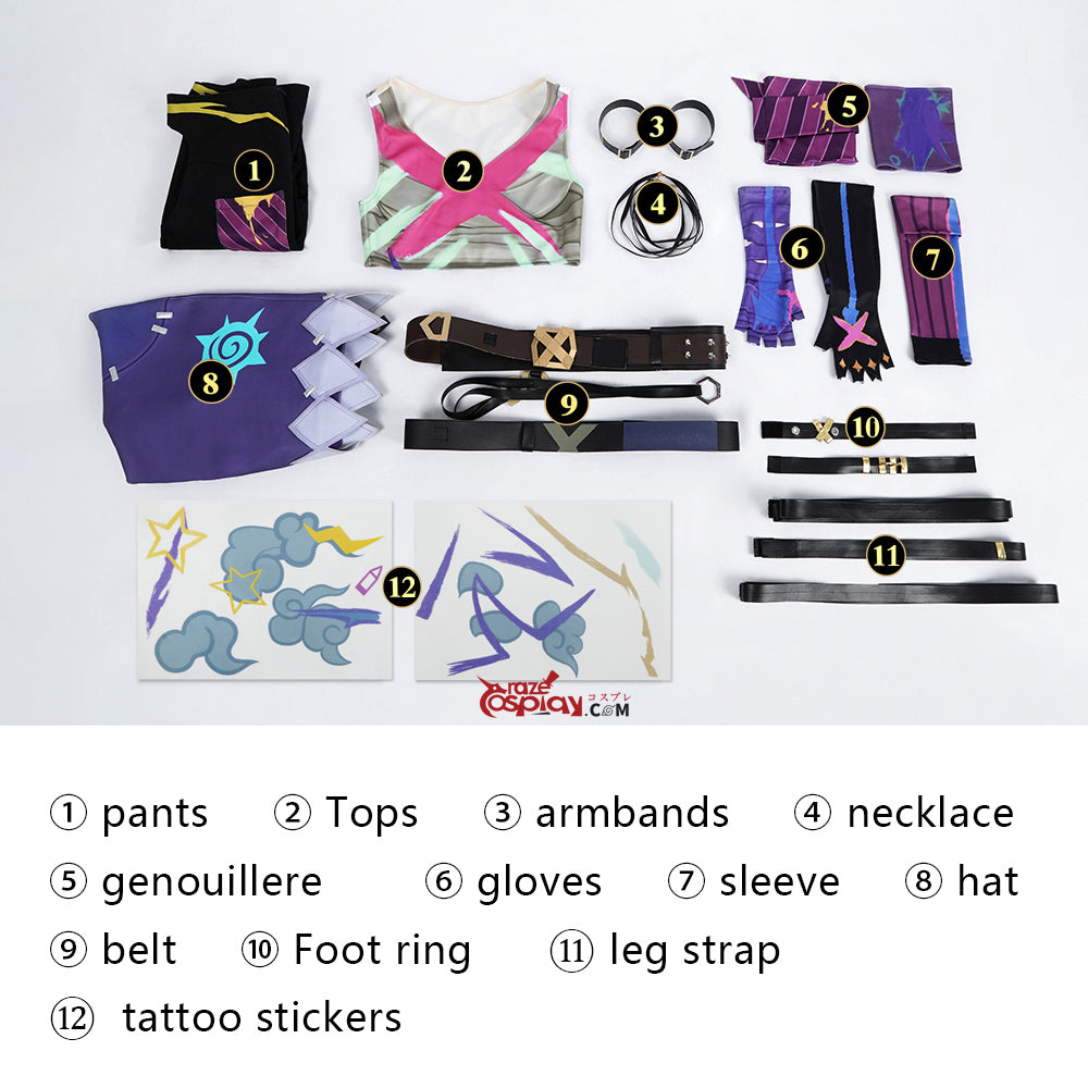 Arcane Jinx Cosplay Costume
