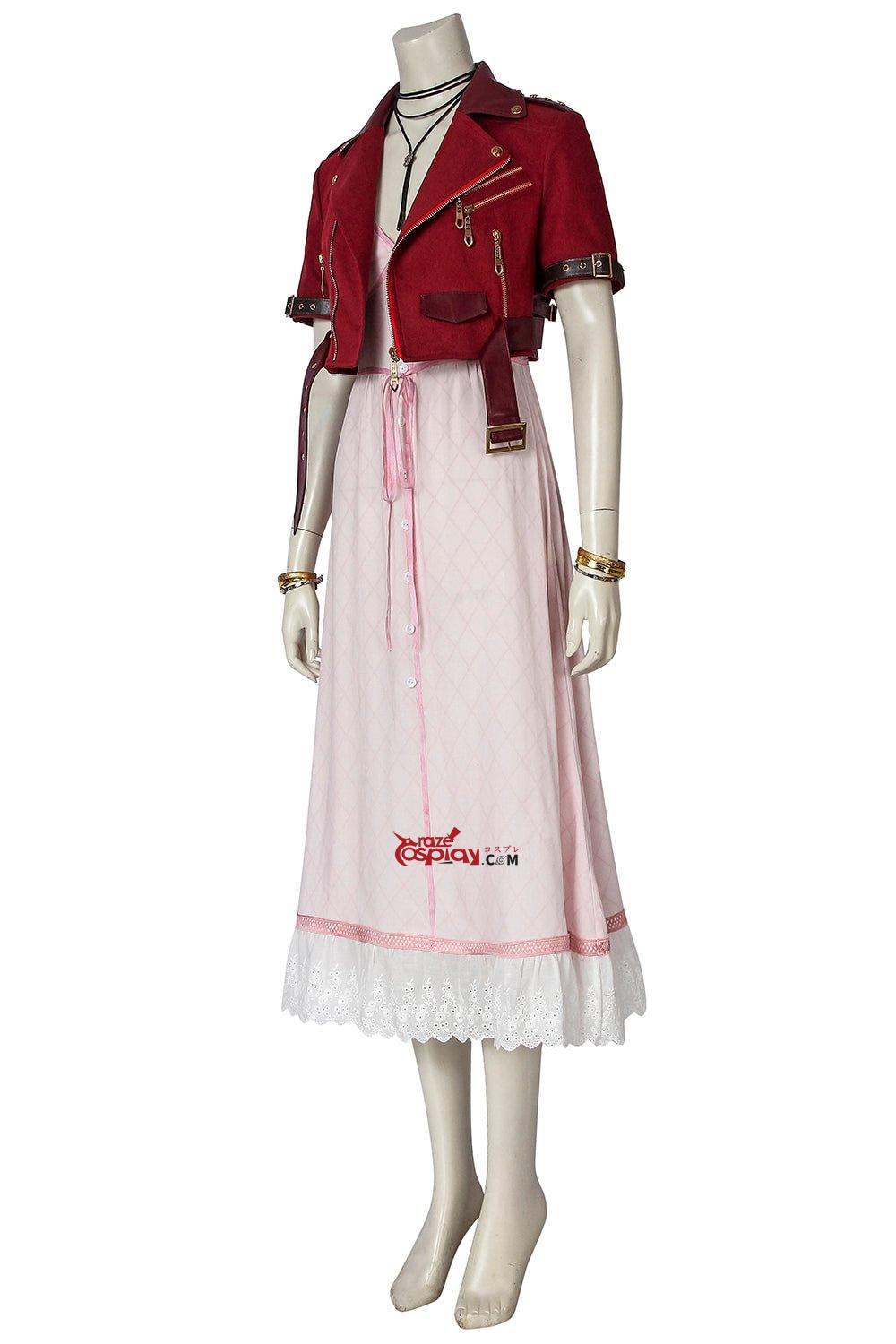 Aerith Gainsborough Dress Cosplay Costume