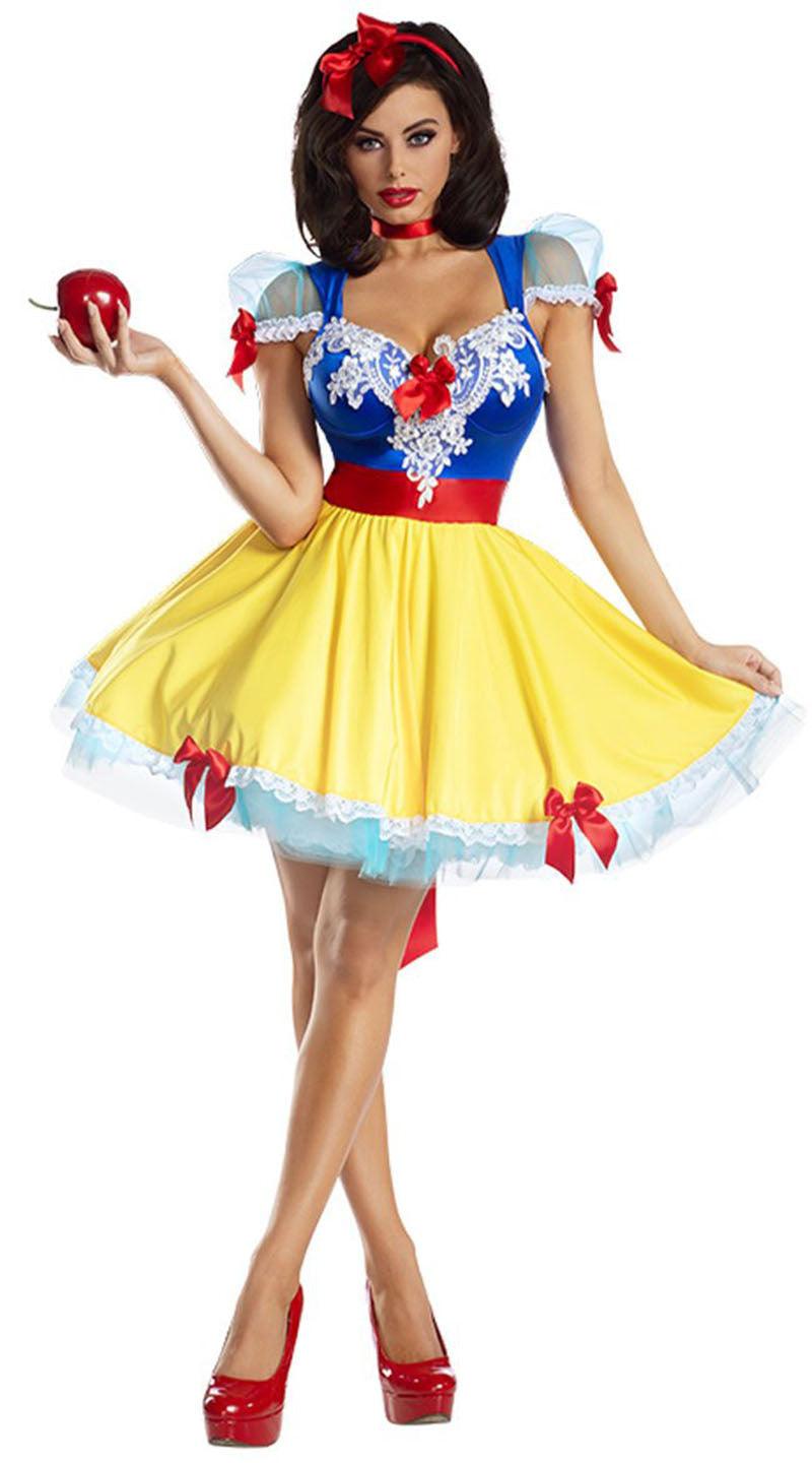 California Costumes Women's Snow White,Blue/Yellow, Small Costume :  : Toys & Games