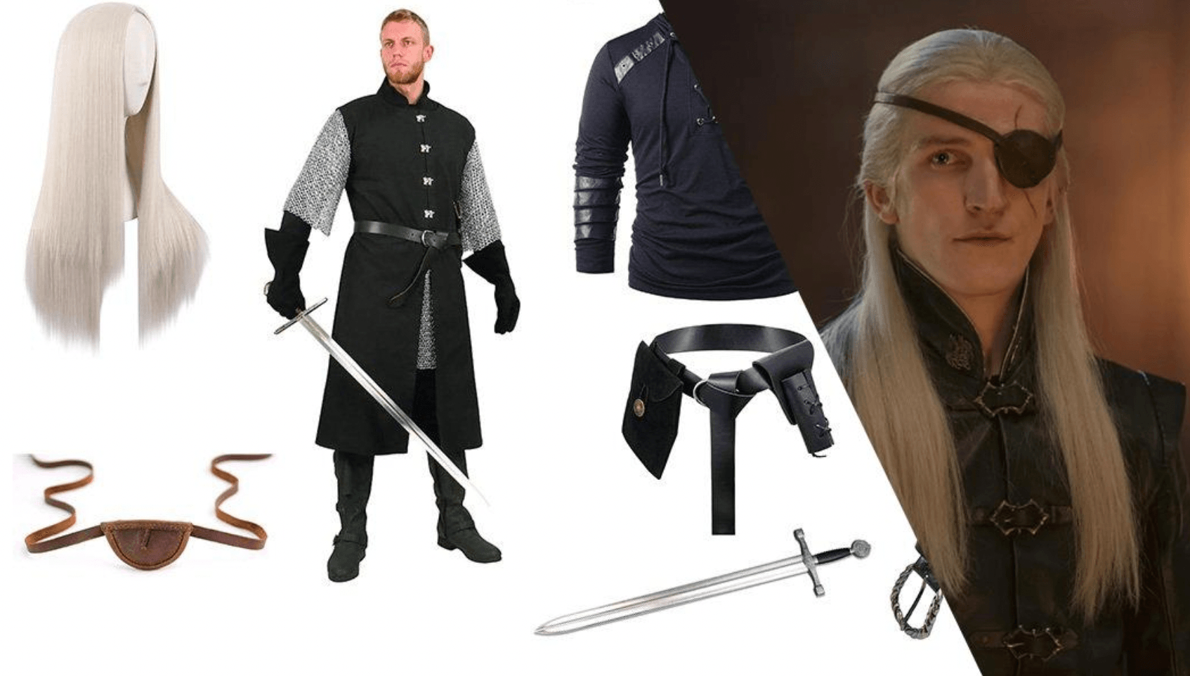 House of the Dragon: Aemond Targaryen Costume Design ideas