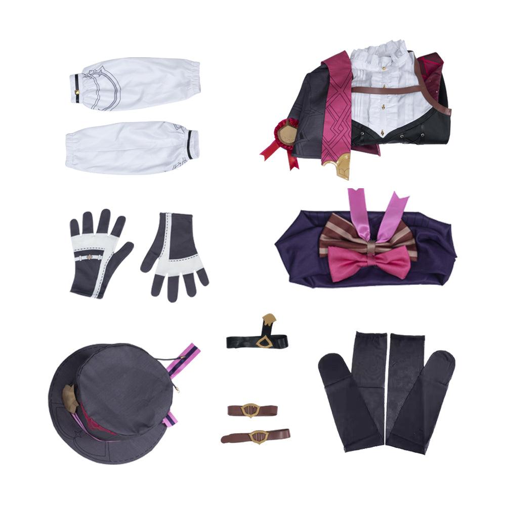 Genshin Impact Lyney Outfit Cosplay Costume