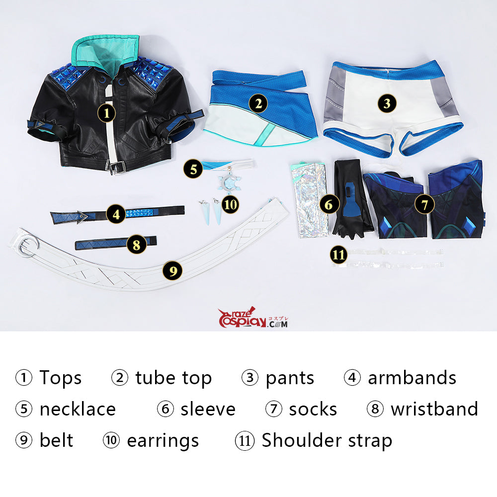 Luna Snow Set Cosplay Costume