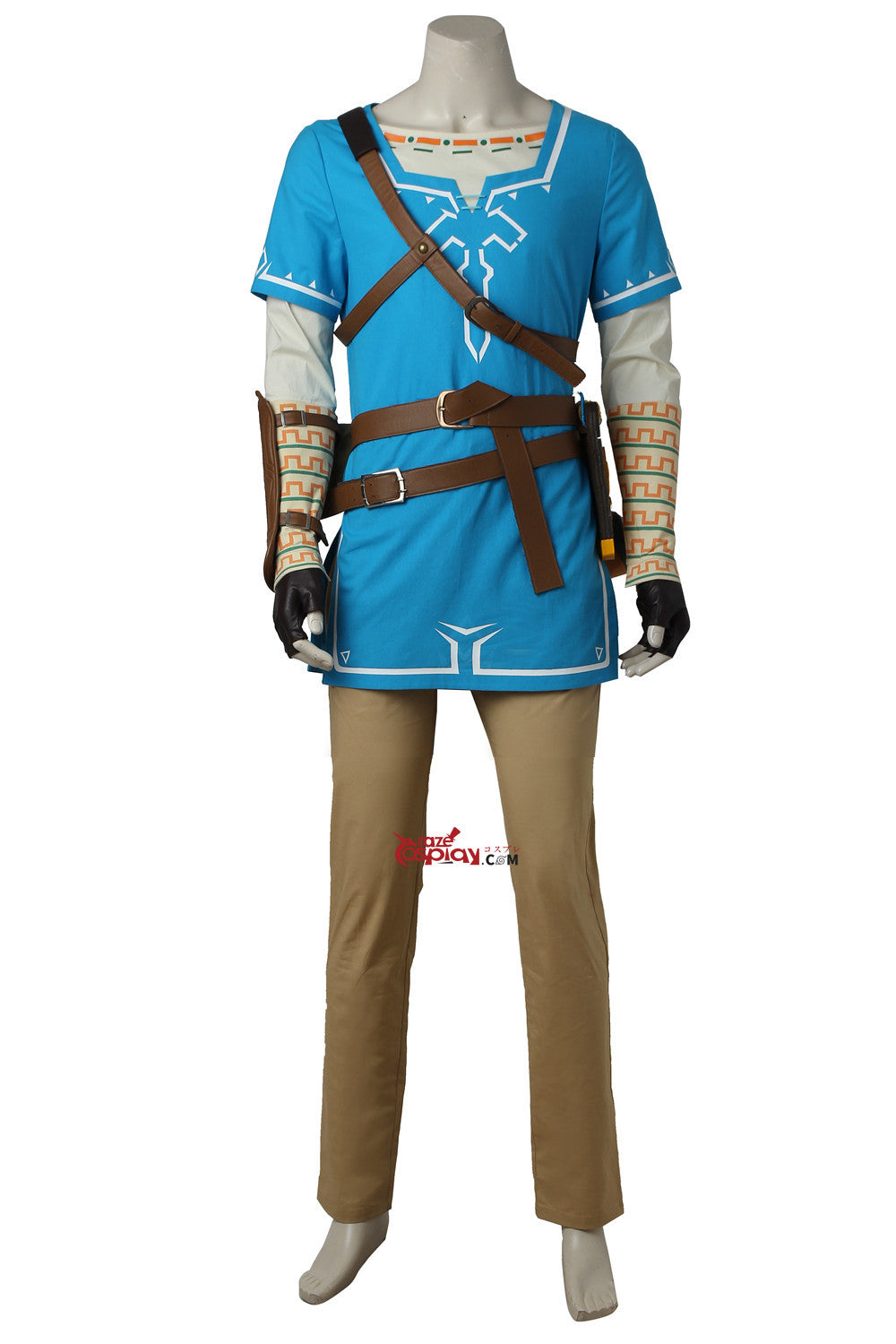 Zelda Link Blue Outfit Cosplay Costume
