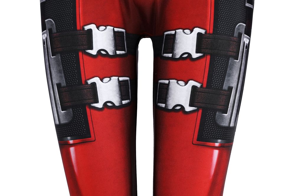 Lady Deadpool Female Deadpool Comic Edition Lycra Jumpsuit