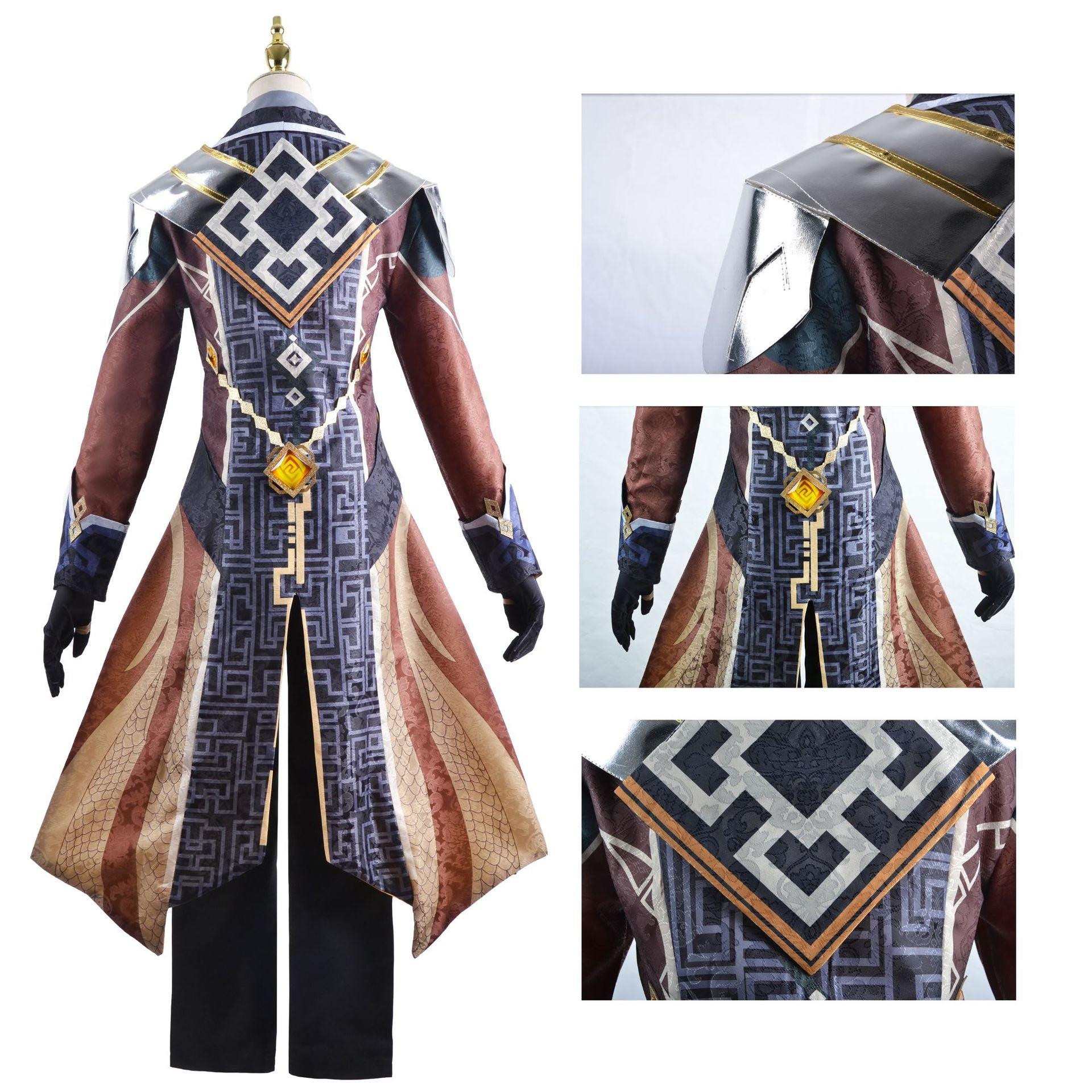 Genshin Impact Zhongli Cosplay Costume