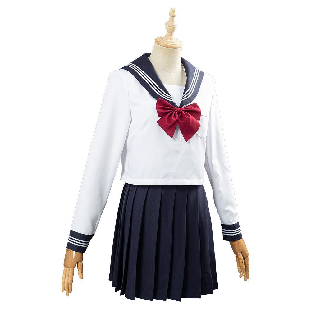 Jk High School Uniform Class Uniform Students Clothing Summer Navy Sailor Suit Cosplay Top Skirt Outfit - CrazeCosplay