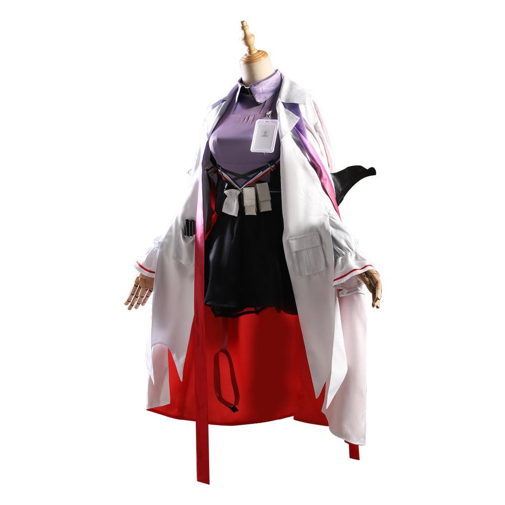 Game Arknights Eyjafjalla Outfit Cosplay Costume