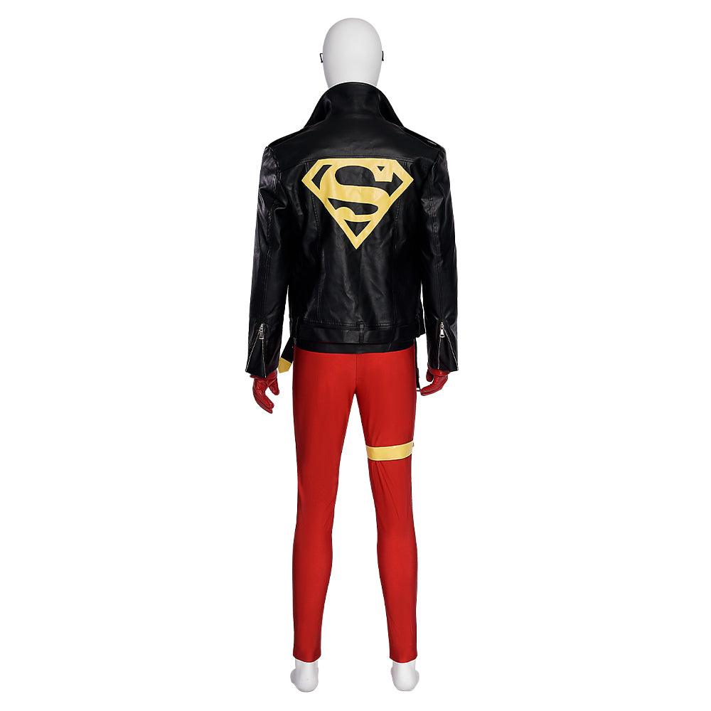 Superboy Conner Kent Jumpsuit Outfit Cosplay Costume