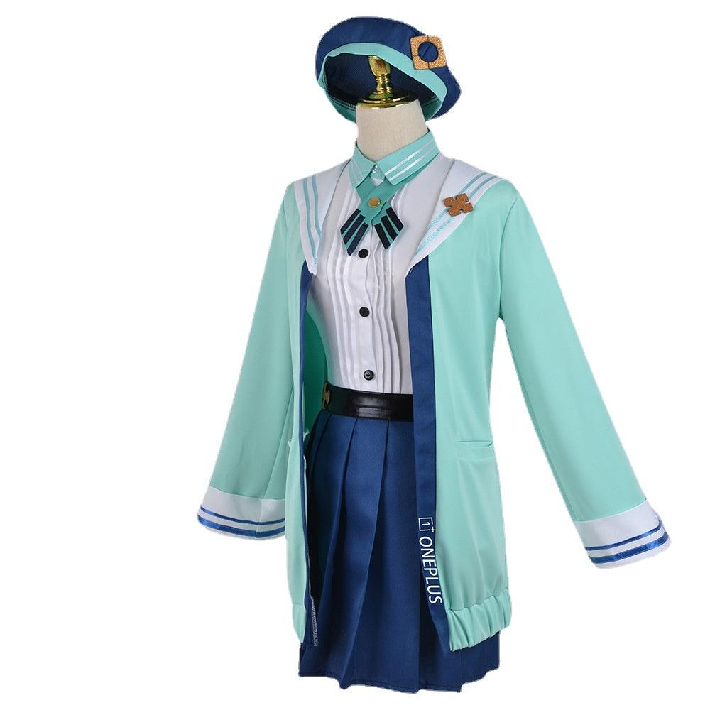 Genshin Impact Sucrose JK Uniform Cosplay Costume Outfits Halloween Carnival Suit