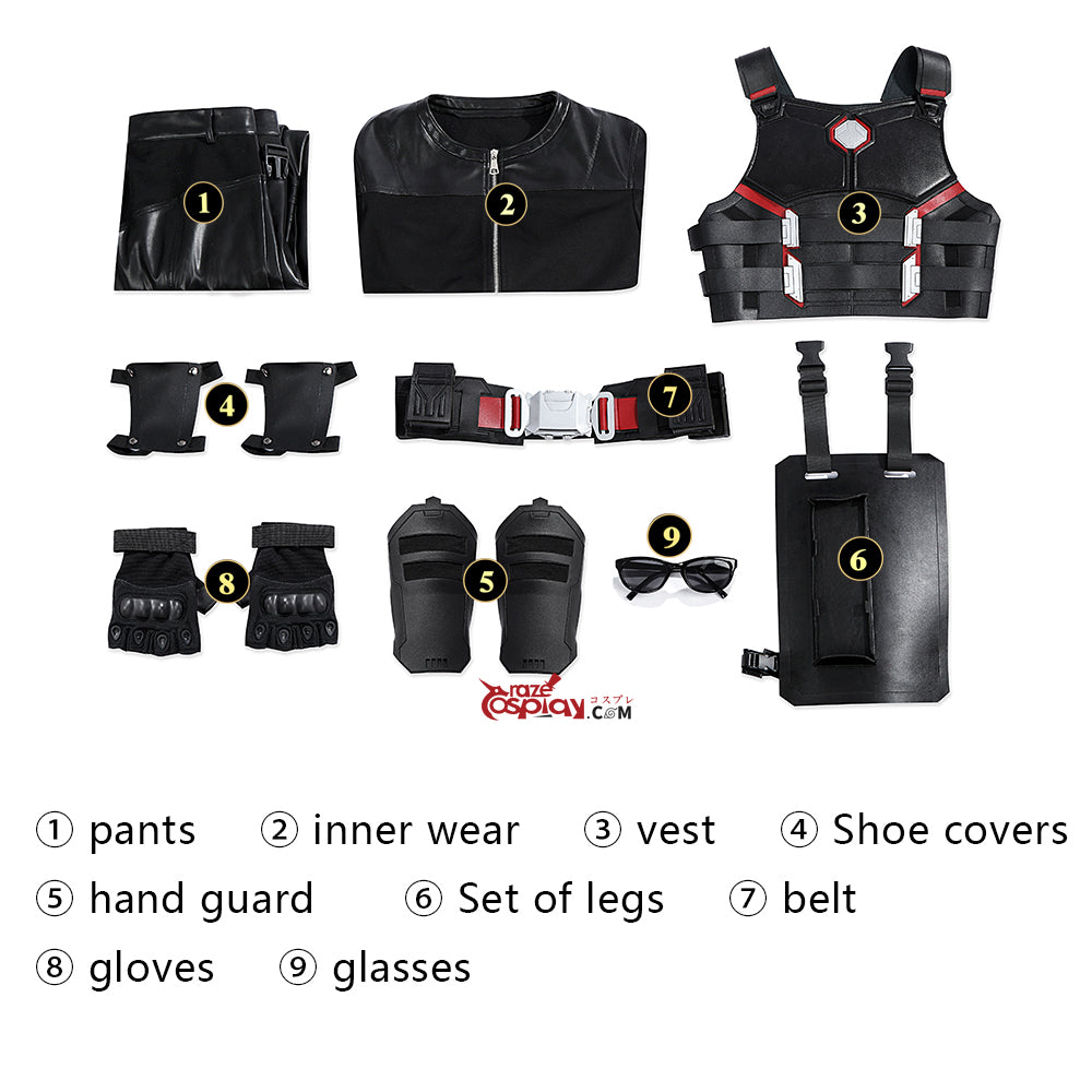 Eric Brooks Outfit Cosplay Costume