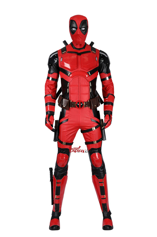 Wade Wilson Red Outfit Cosplay Costume