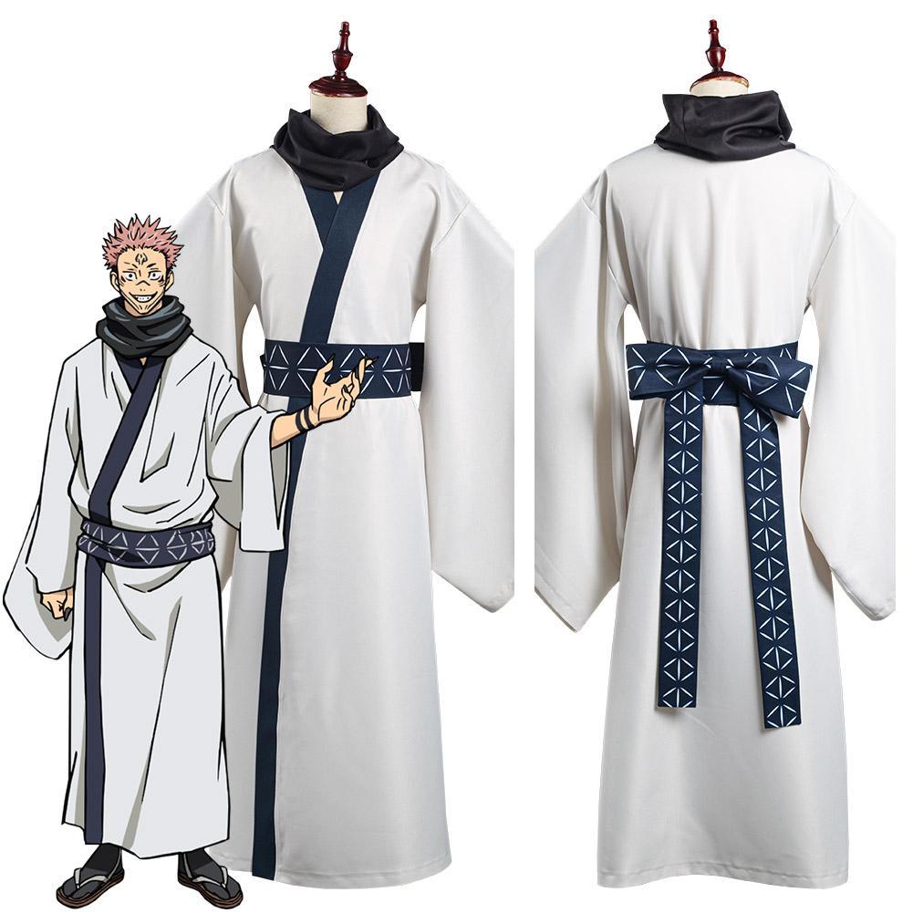 Jujutsu Kaisen Sukuna Ryoume Kimono Outfits Cosplay Costume - CrazeCosplay