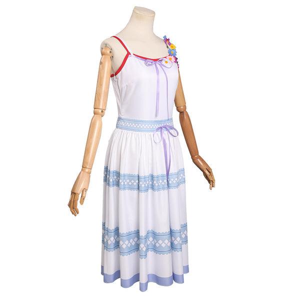 Final Fantasy VII ff7 Aerith Gainsborough Dress Cosplay Costume