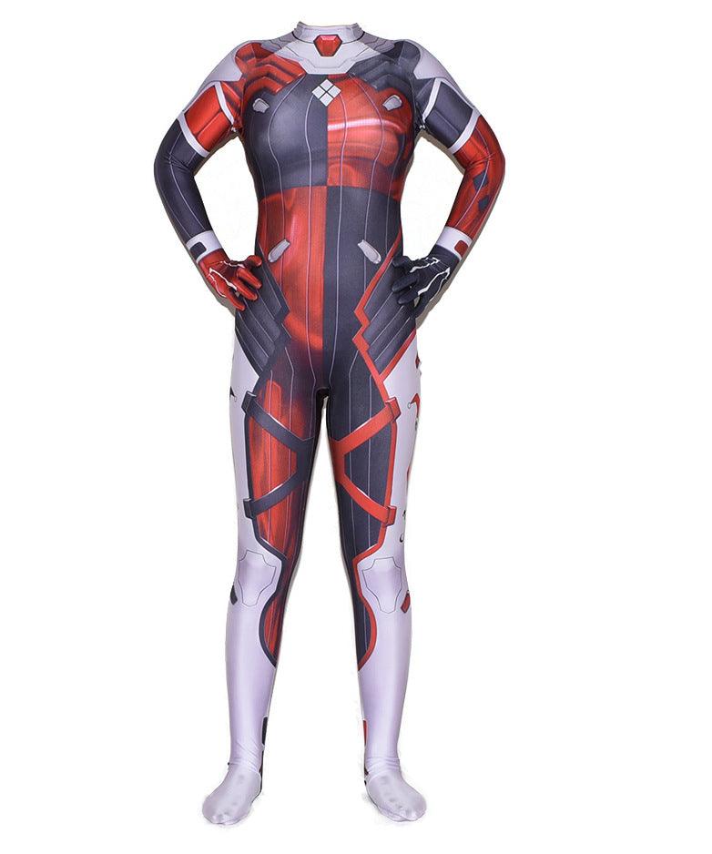 Harley Quinn Comics Style Lycra Cosplay Costume