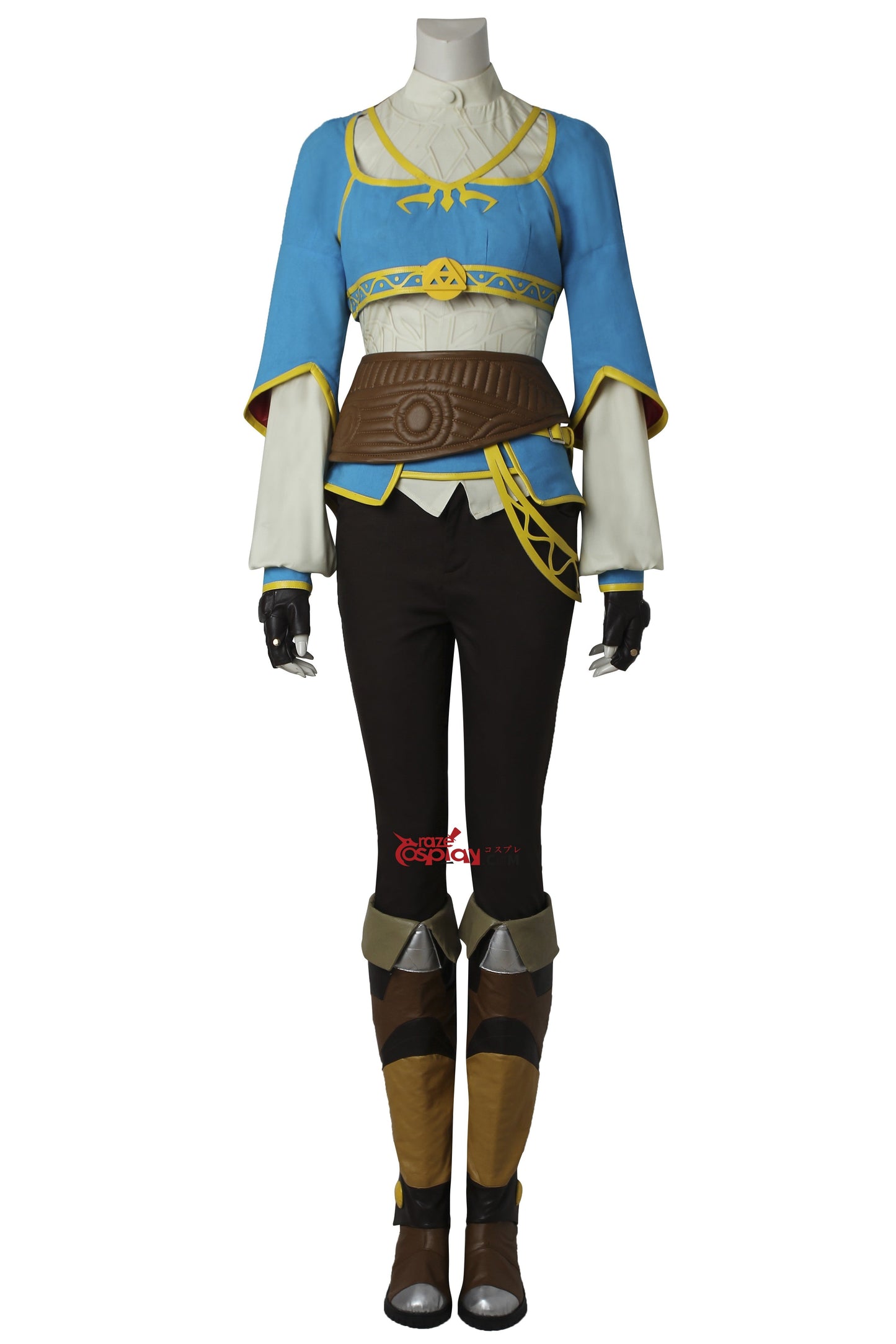 Zelda Princess Zelda Blue Outfit Cosplay Costume