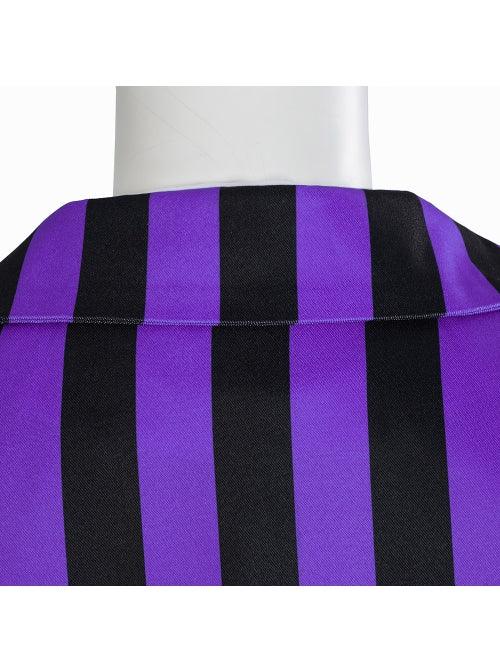 The Addams Family Purple School Uniform Cosplay Costume Halloween Set