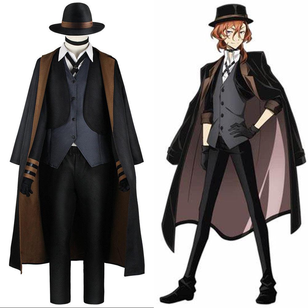 Anime Bungo Stray Dogs Nakahara Chuuya Cosplay Costume Full Set