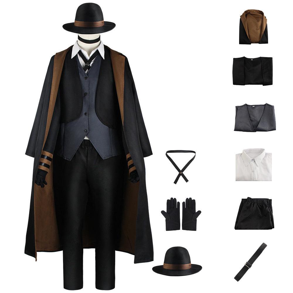 Anime Bungo Stray Dogs Nakahara Chuuya Cosplay Costume Full Set