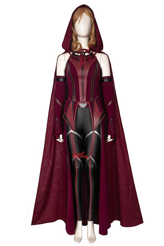 Wanda Maximoff Red Outfit Cosplay Costume