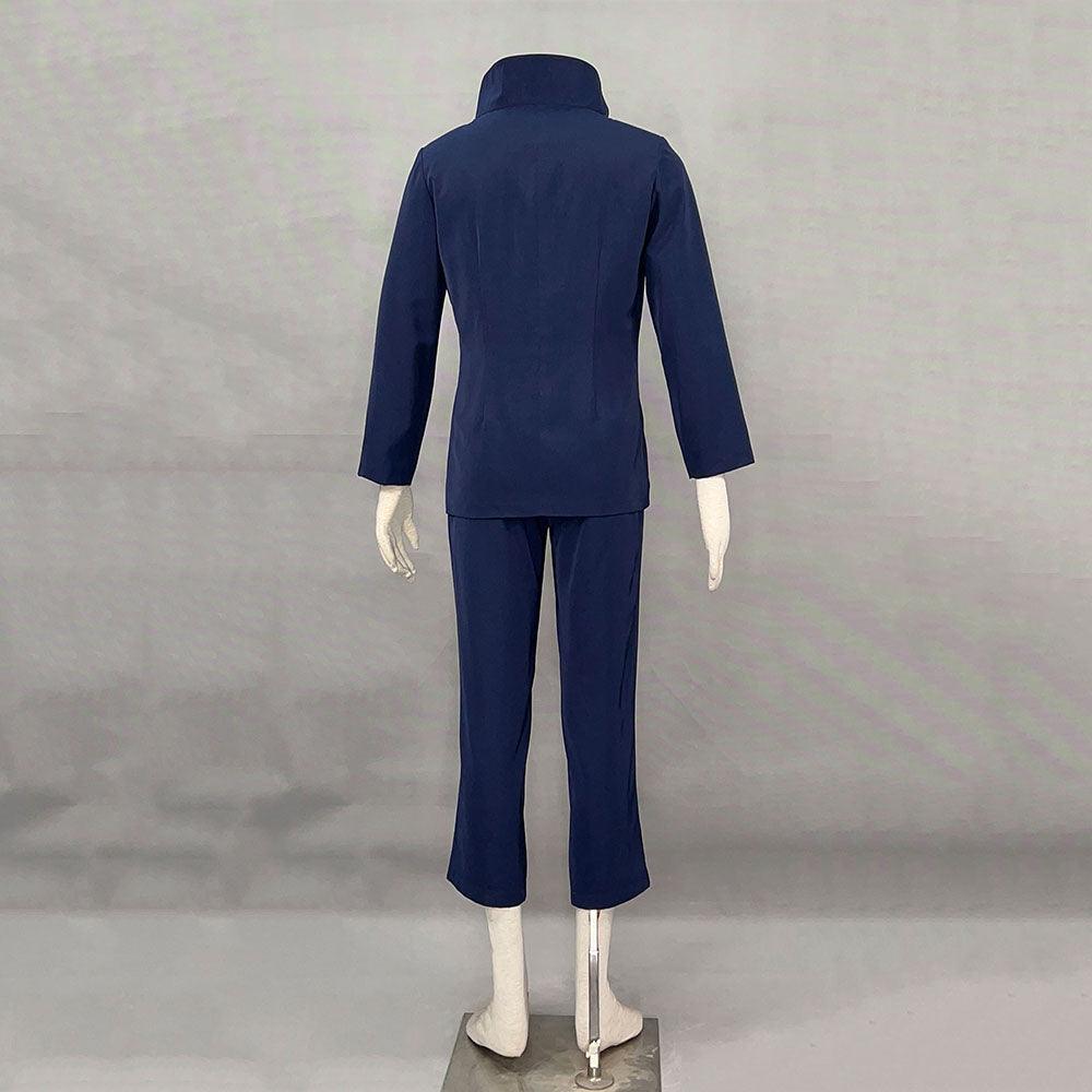 Fushiguro Megumi Outfit Jujutsu Kaisen Navy Blue School Uniform Cosplay Costume