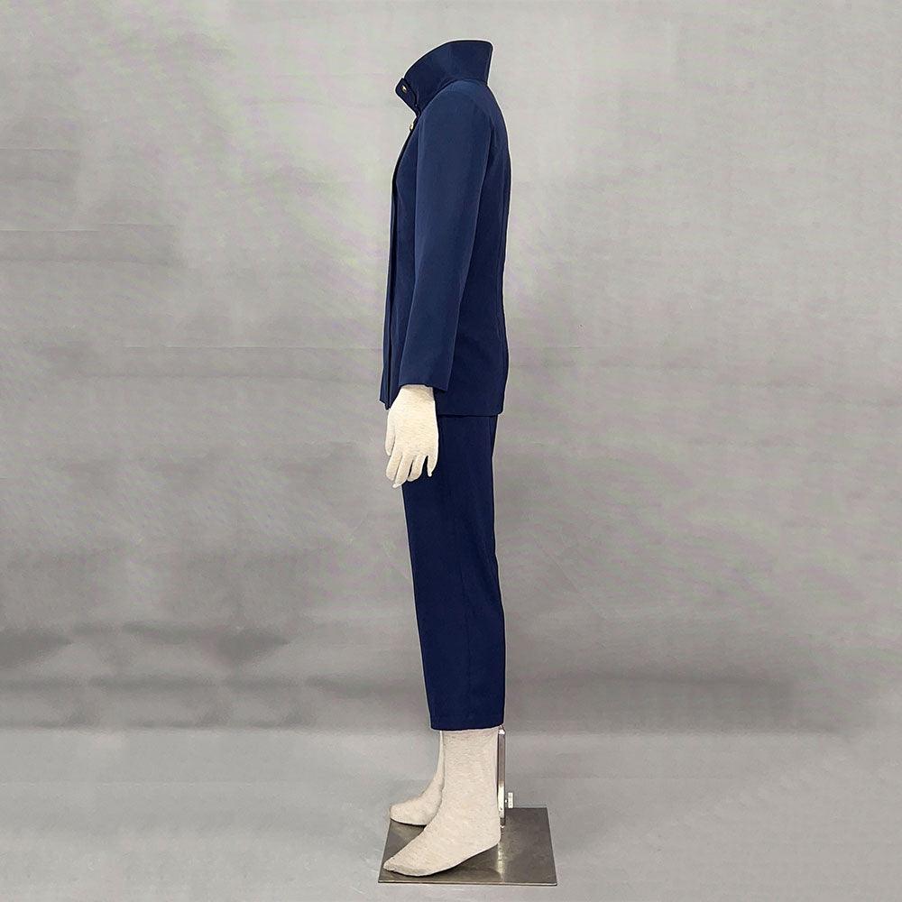 Fushiguro Megumi Outfit Jujutsu Kaisen Navy Blue School Uniform Cosplay Costume