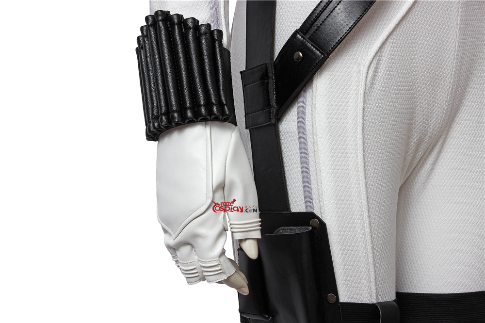 Natasha Romanoff  White Jumpsuit Cosplay Costume