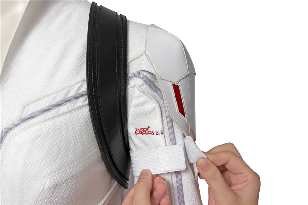 Natasha Romanoff  White Jumpsuit Cosplay Costume