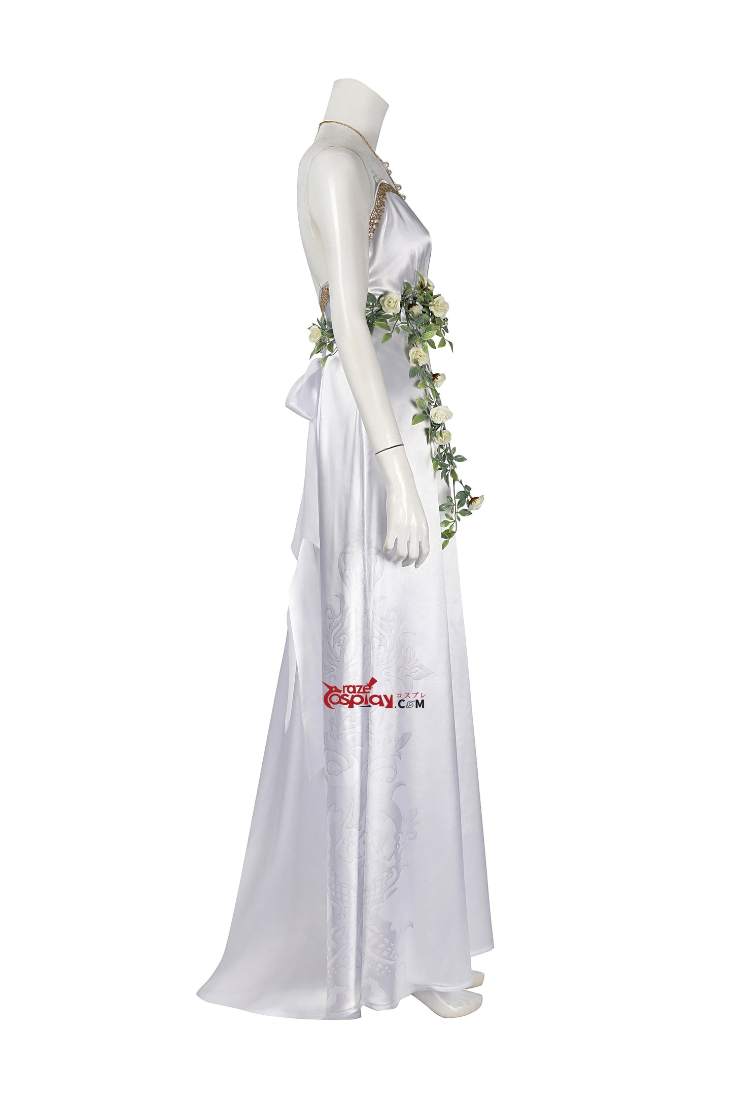 Aerith White Dress Cosplay Costume