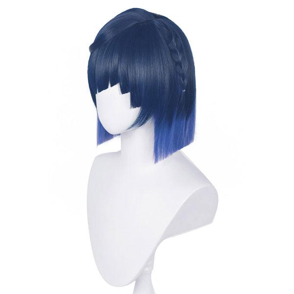 Genshin Impact Yelan Cosplay Wig Heat Resistant Synthetic Hair Carnival Halloween Party Props