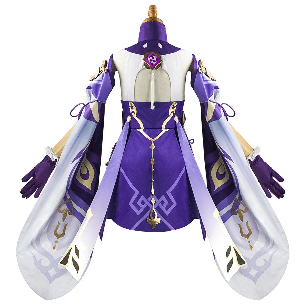 Genshin Impact Keqing Cosplay Costume New Edition