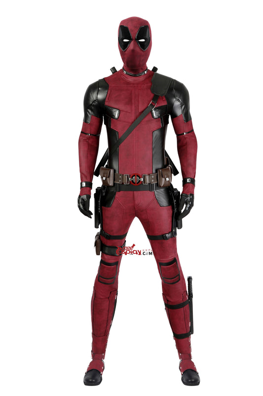 Wade Wilson Suede Outfit Cosplay Costume