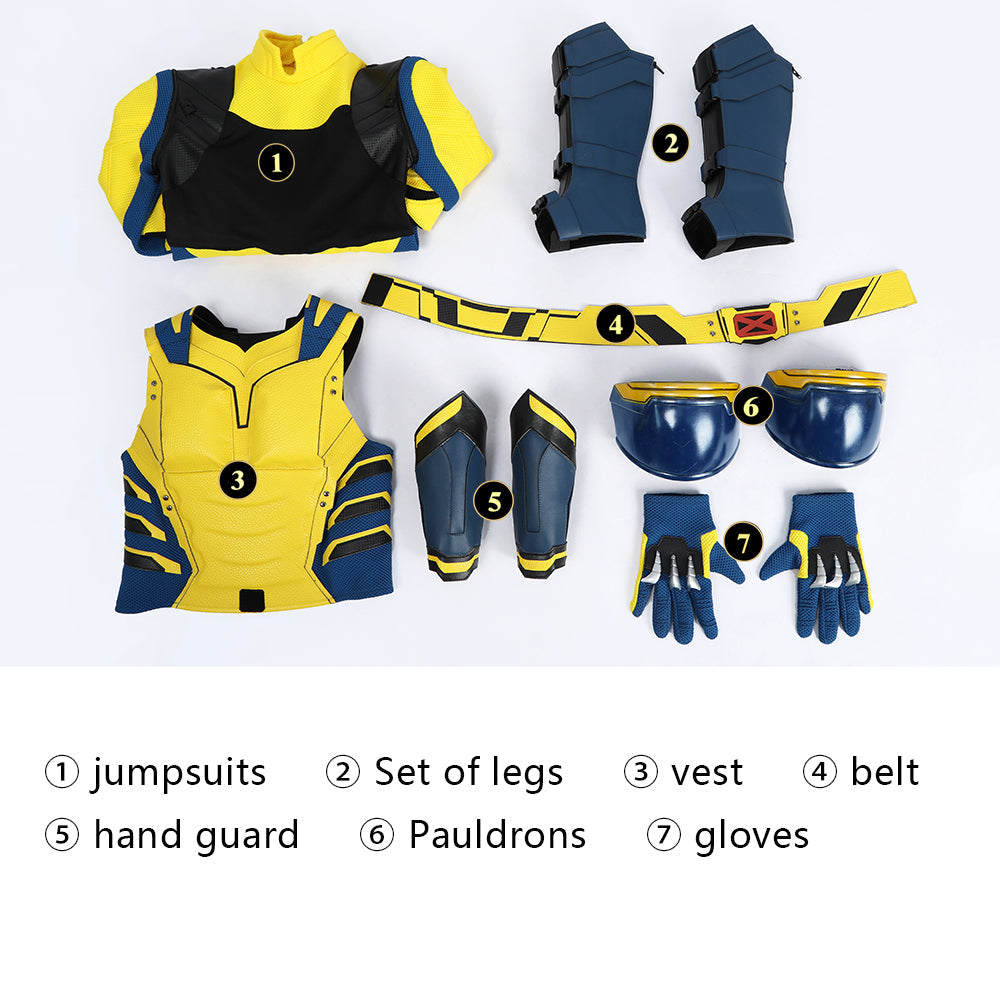 James Howlett Cosplay Costume for Kids