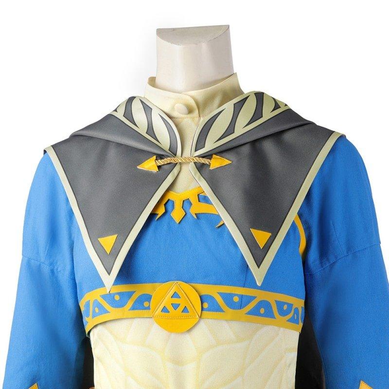 Princess Zelda Battle Dress Cosplay Costumes Halloween Suit