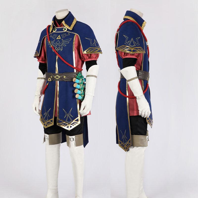 Game Tears of the Kingdom Link Royal Guard Uniform Cosplay Costume