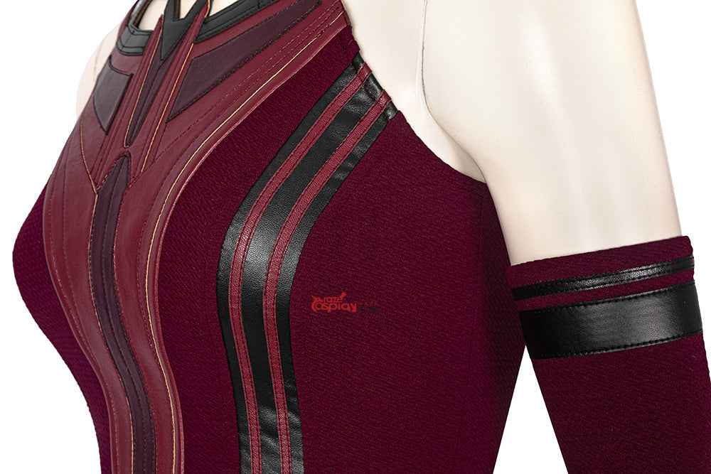 Wanda Maximoff Red Outfit Cosplay Costume