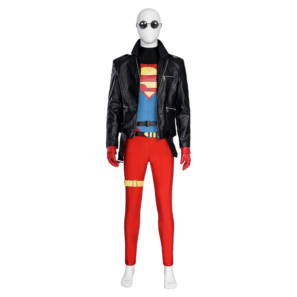 Superboy Conner Kent Jumpsuit Outfit Cosplay Costume