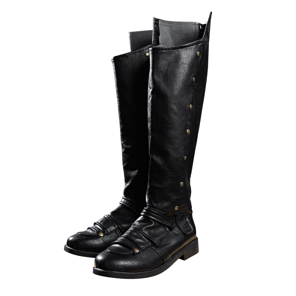 Final Fantasy 7 Ff7 Young Sephiroth Military Uniform Cosplay Boots