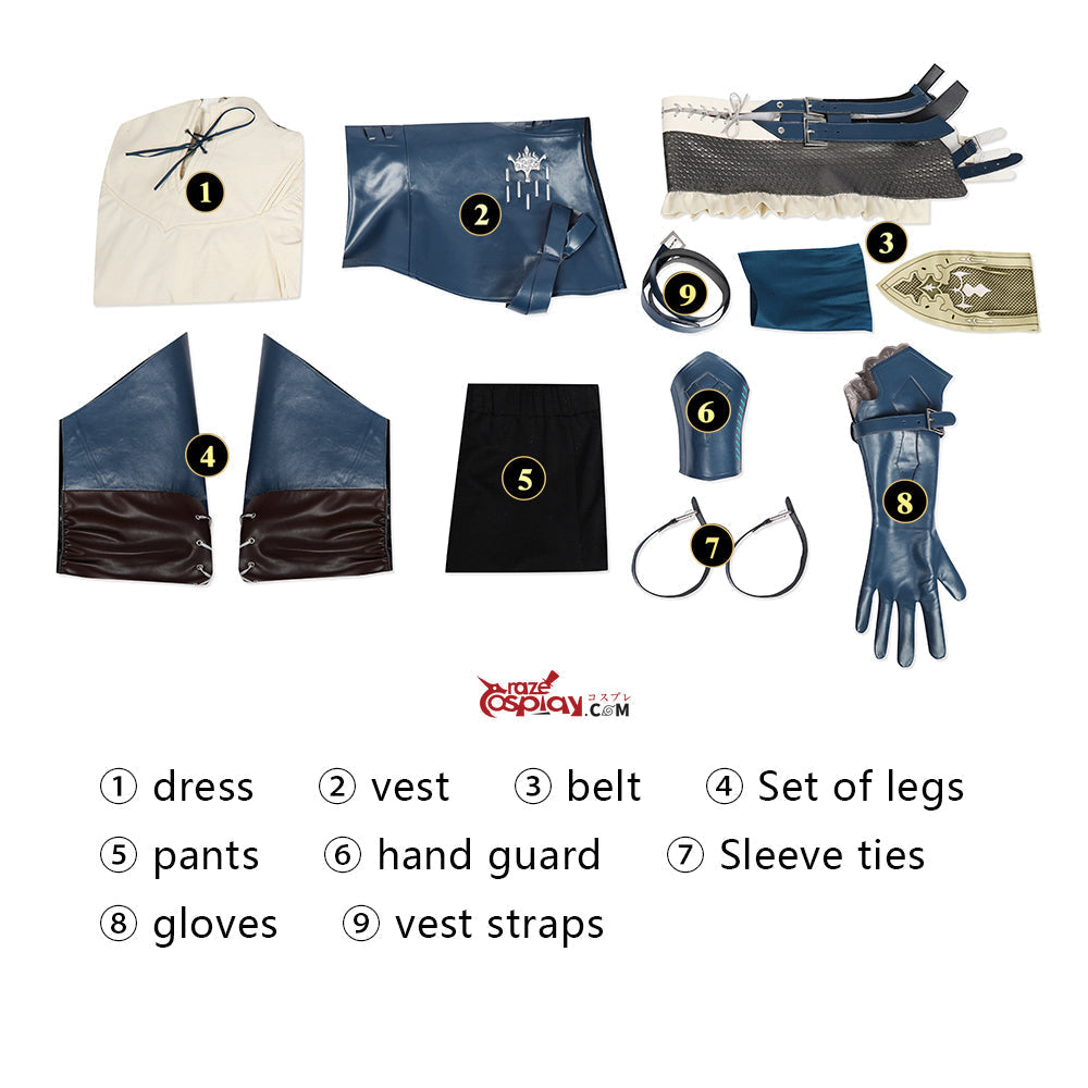 Jill Warrick Dress Cosplay Costume