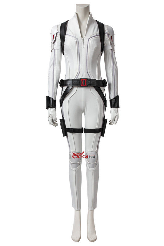 Natasha Romanoff  White Jumpsuit Cosplay Costume