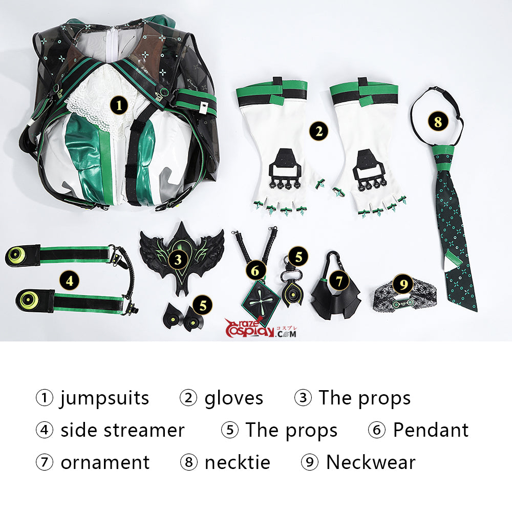 Eve Green Set Cosplay Costume