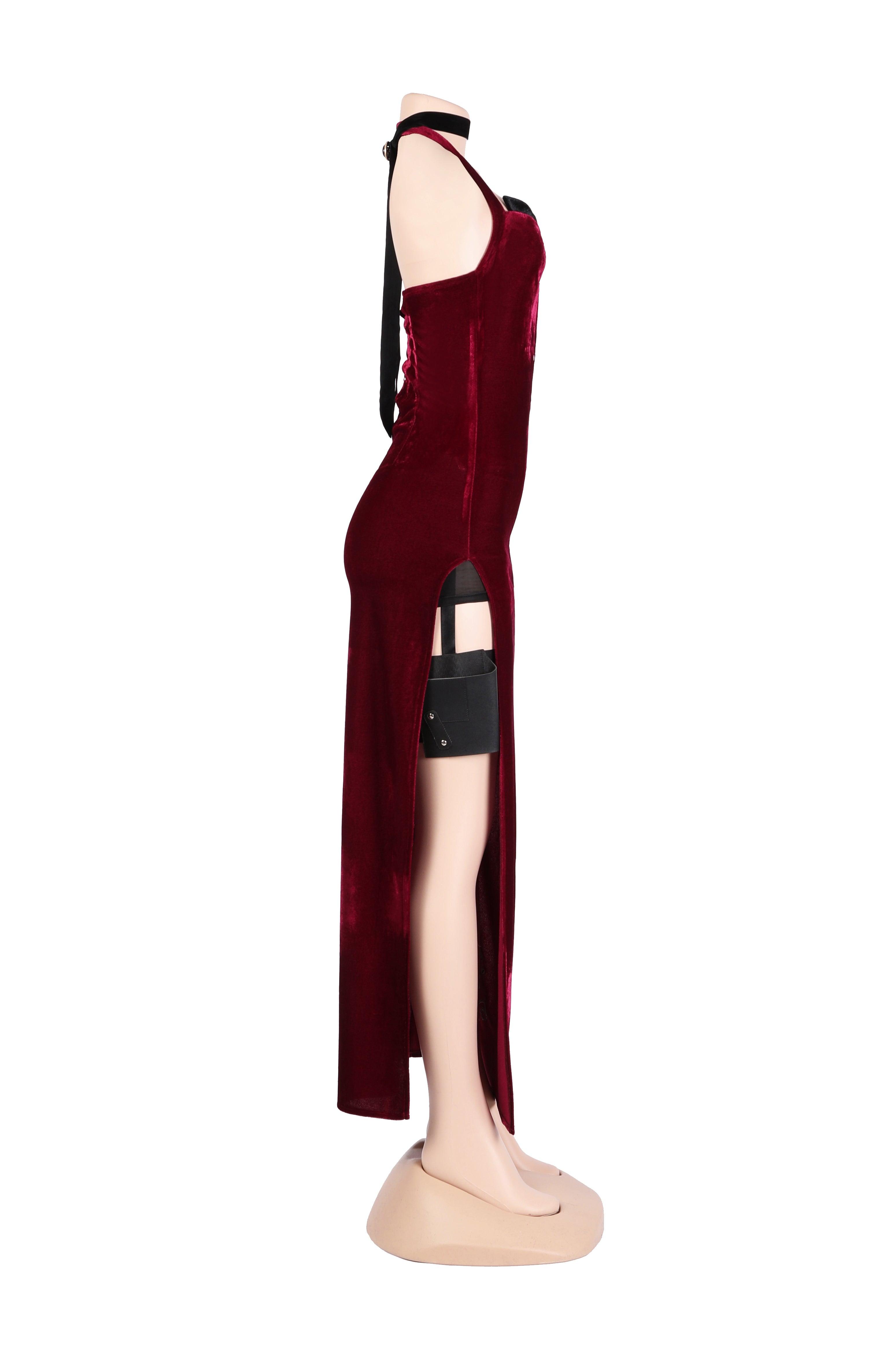 Ada Wong Cheongsam Halloween Carnival Party Costume