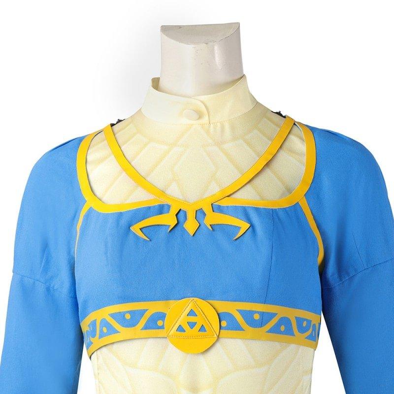 Princess Zelda Battle Dress Cosplay Costumes Halloween Suit