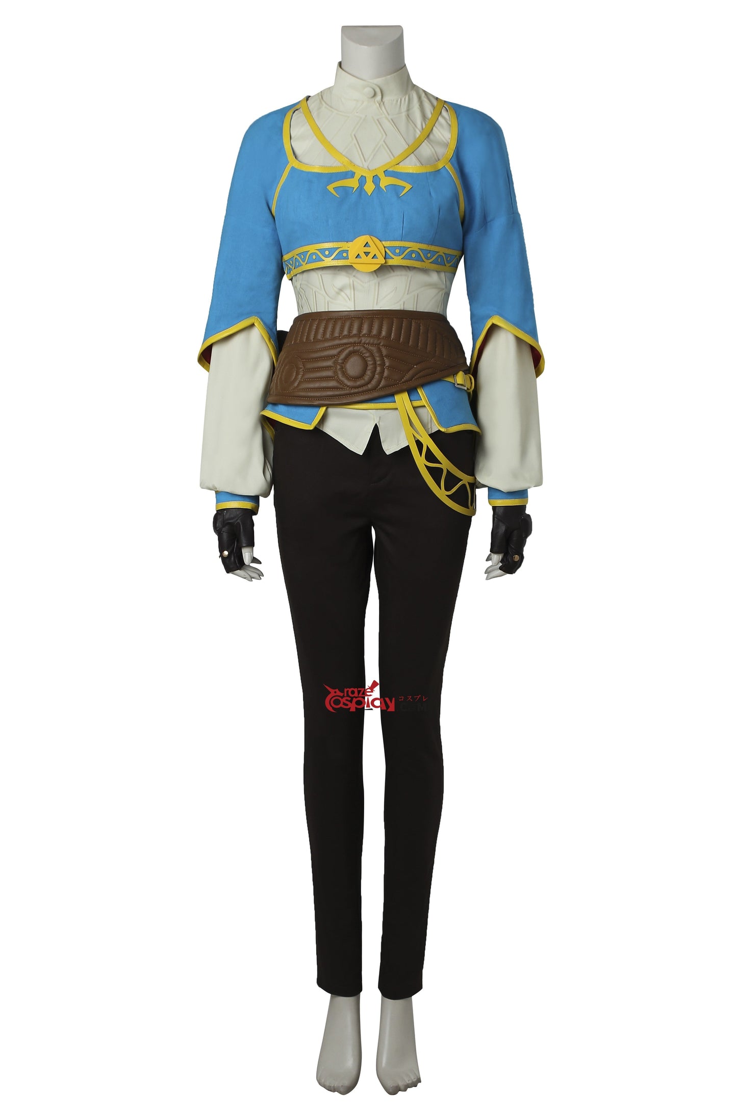 Zelda Princess Zelda Blue Outfit Cosplay Costume