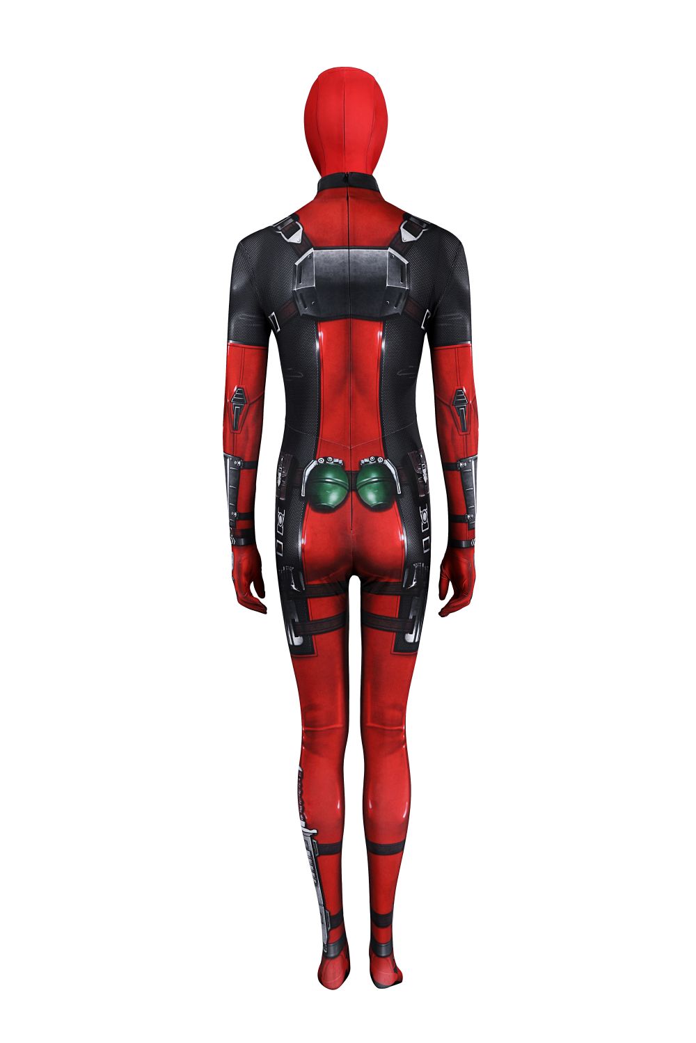 Lady Deadpool Female Deadpool Comic Edition Lycra Jumpsuit