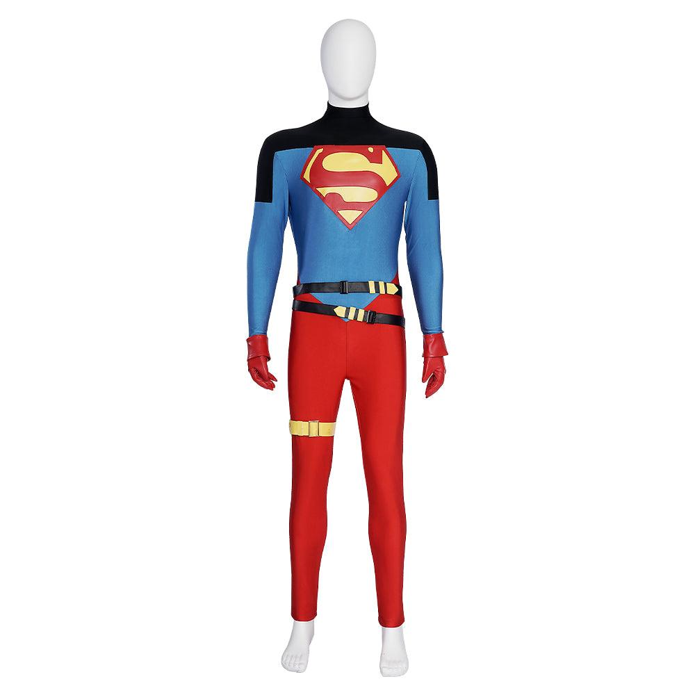 Superboy Conner Kent Jumpsuit Outfit Cosplay Costume