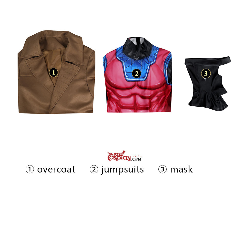 Remy Etienne LeBeau Jumpsuit Cosplay Costume