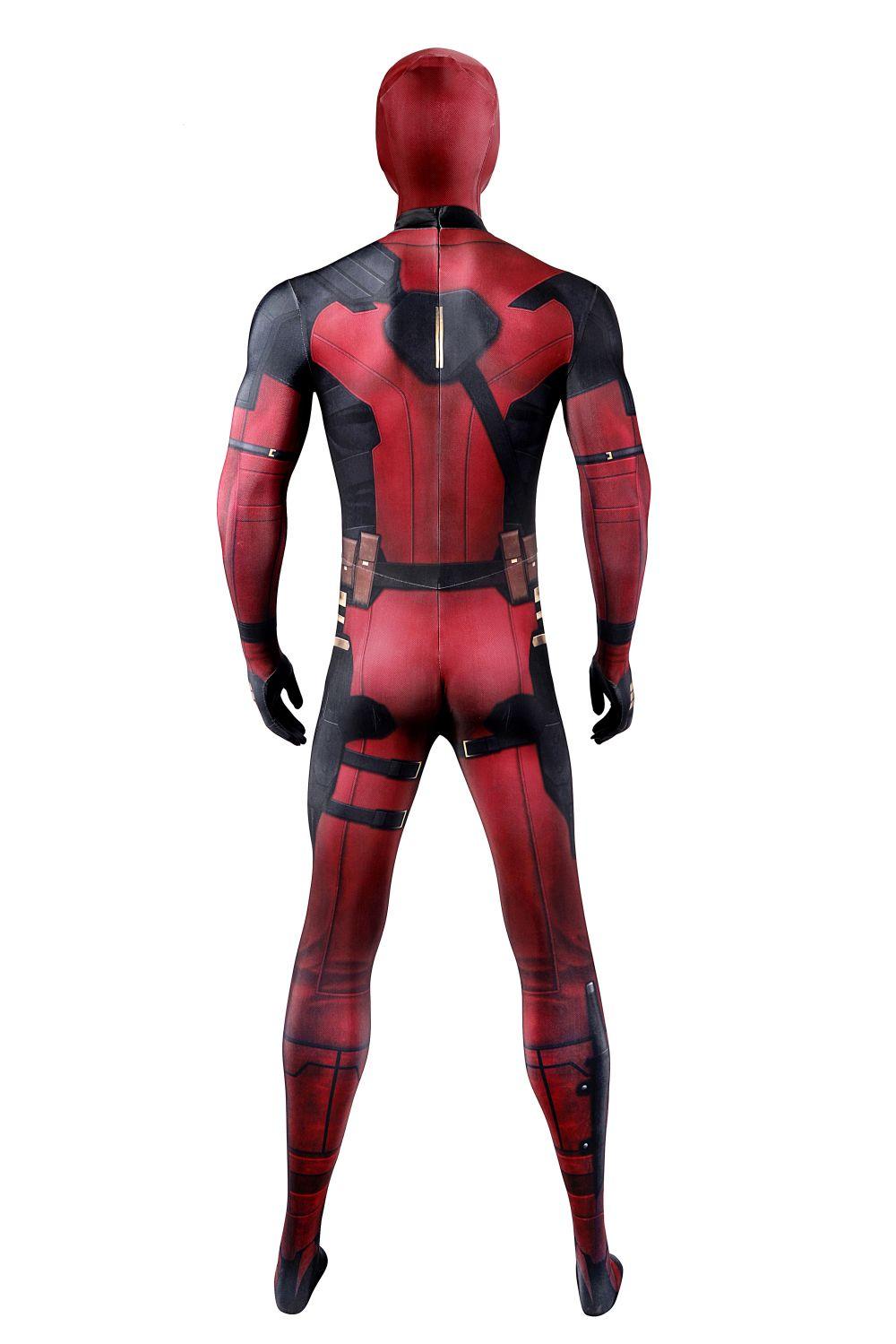 Deadpool 3 Wade Wilson Jumpsuit Halloween Cosplay Costume Bodysuit Mask