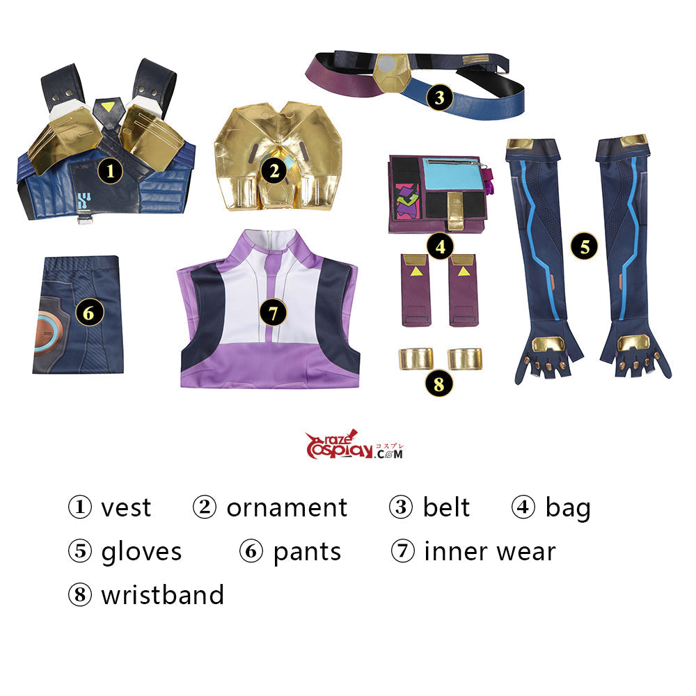 Valo Neon Cosplay Costume