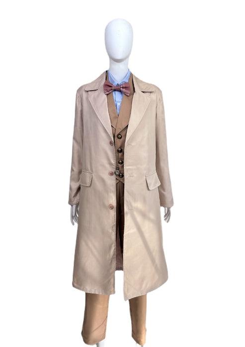 Good Omens Angel Aziraphale Blue Uniform Cospaly Costume